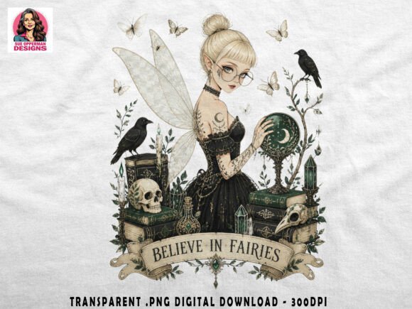 Download Believe in Fairies | Gothic Fairy PNG - Gothic Collection