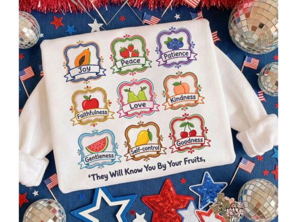 Download Biblical Fruits Message Tshirt Design - Fruit Collection