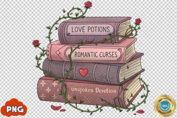 Download Gothic Books Valentine's Day PNG Clipart - Gothic Collection